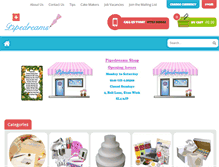 Tablet Screenshot of pipedreams-sugarcraft.co.uk